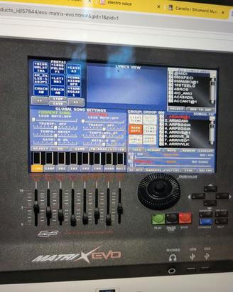 MATRIX EVO LETTORE PLAYER MIDI FILE MP3 VIDEO -MIX