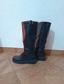 Stivali Alti Neri Per la Mezza stagione 