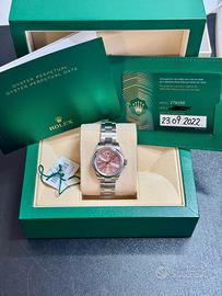 Rolex Oyster Perpetual Pink full 2022