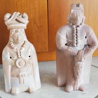 Statue messicane in terracotta