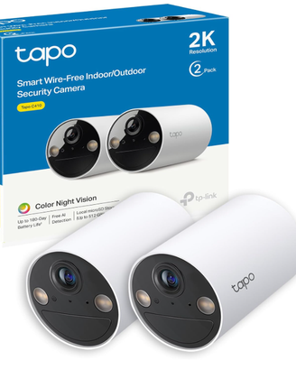 Tapo C410 Telecamera per Interni ed Esterni Senza