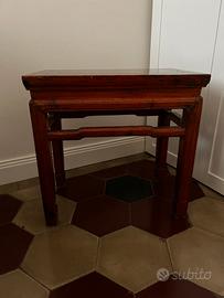 Bedside table/ tavolino di appoggio etnico-vintage