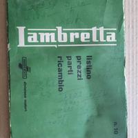 LAMBRETTA N.10 CATALOGO ANNO 1960