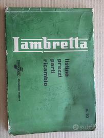 LAMBRETTA N.10 CATALOGO ANNO 1960
