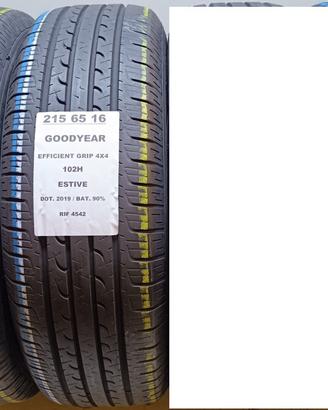 2 GOMME 215 65 16 GOODYEAR RIF4542