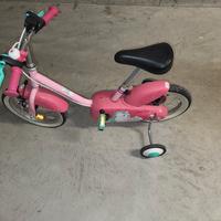 bicicletta con rotelle 