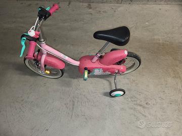 bicicletta con rotelle 