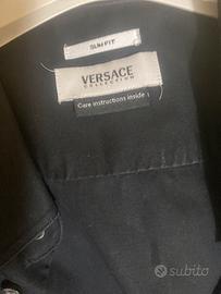 Camicia versace nera semplice utilizzata pochissim