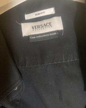 Camicia versace nera semplice utilizzata pochissim
