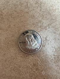 Medaglia Leonardo Da Vinci vintage