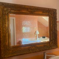 Specchiera antica in foglia d’ oro