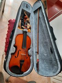 Violino 4/4 didattico con custodia e leggio