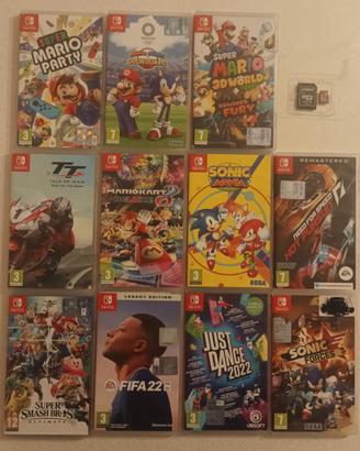 Giochi e Nintendo switch 