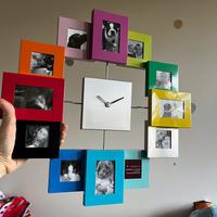 Orologio portafoto a parete - nuovo