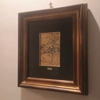 Roma sparita E. Roescer Franz rip. su foglio 22kt