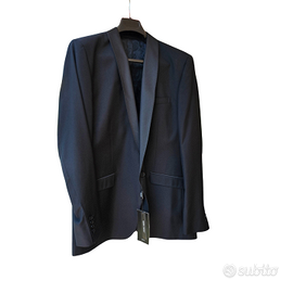 Giacca Cerimonia Uomo Taglia 54 Nera NUOVA