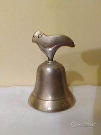 Campana da tavolo con maniglia a forma di uccello