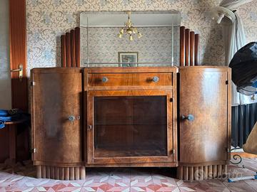Credenza vetrinetta vintage Art Deco