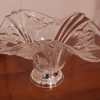 Vaso vetro e argento