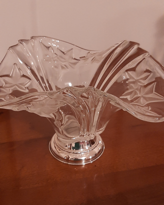 Vaso vetro e argento