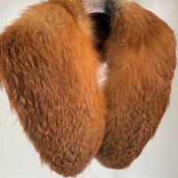 Collo pelliccia volpe rossa x cappotti/piumini