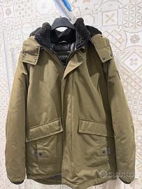 Giacca Guess Uomo Verde Oliva | Cappuccio Rimovibi