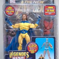 735 - MARVEL LEGENDS - SENTRY - GIALLO, CON BARBA