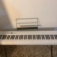 KORG D1 DIGITAL PIANO WHITE + KORG SV1 stand black