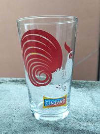bicchiere Cinzano vintage 