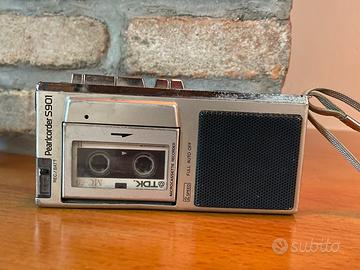 Registratore vocale a cassetta piccola vintage