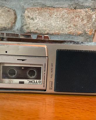 Registratore vocale a cassetta piccola vintage