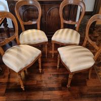 4 sedie in legno
