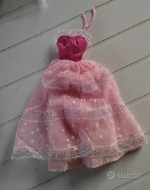 abito barbie mattel luci di di stelle  1980