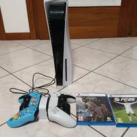 PS5 con lettore Bundle + 2 giochi
