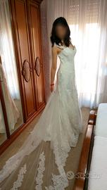 Abito da sposa o cerimonia nuovo con cartellino