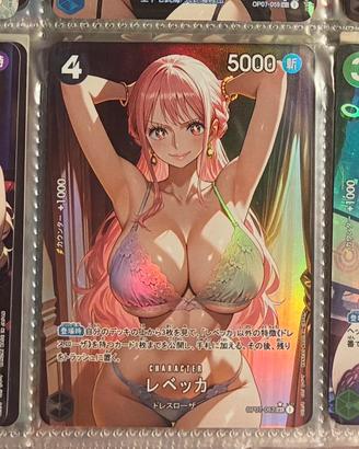 Rebecca one piece custom card