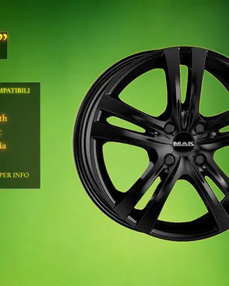 Cerchi in Lega 16" Abarth, Fiat, Lancia