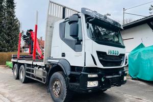 Iveco trakker ad380t45 6x4 legname gru epsilon