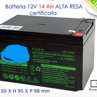 batterie cicliche 12 volt  14 ah 