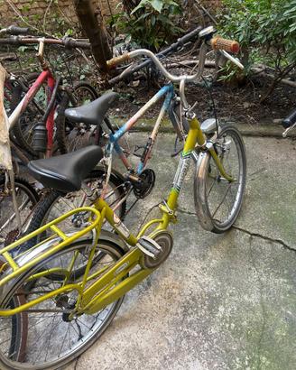 Bici pieghevole Gloria vintage verde