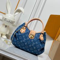 Borsa da donna in denim vintage