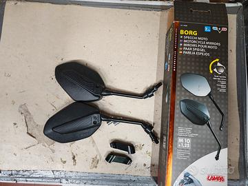 Coppia specchi retrovisori Moto Lampa