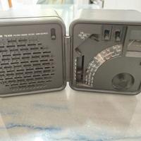 Radio cubo Brionvega TS505 grigio scuro