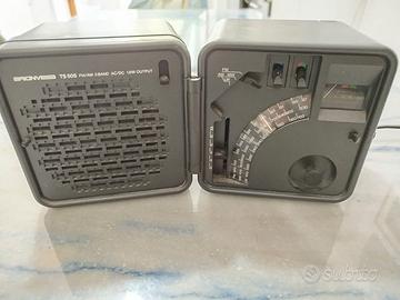 Radio cubo Brionvega TS505 grigio scuro