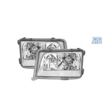 FARI MERCEDES CLASSE E W124 85-95 FONDO CROMATO