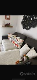 Divano letto angolare con chaise longue/penisola