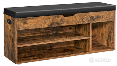 VASAGLE Scarpiera Panca Ingresso, Panca Contenitor