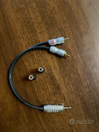 Cavo Adattatore Audio MiniJack - 2 RCA Schermato 3