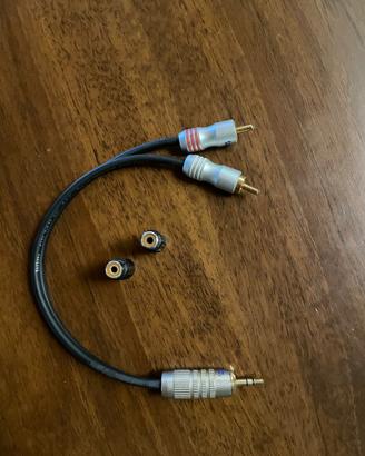 Cavo Adattatore Audio MiniJack - 2 RCA Schermato 3