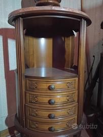 Comodino/ poggia lampada vintage